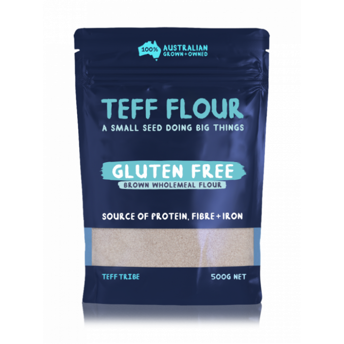 Teff Flour, Wholemeal (Ivory, Brown, Gluten Free) - 500g